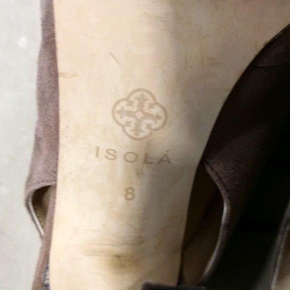 Isola Lace Up Peep Toe Heels Size 8 - Picture 7 of 9